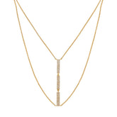 0.32ct 14k Yellow Gold Diamond Necklace
